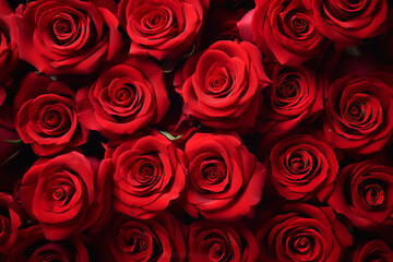 High quality, red roses, seamless background, 