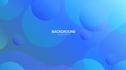 Blue abstract background, Blue banner, abstract blue background with bubbles