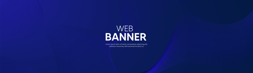 background with text, Blue web banner