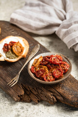 Sun-dried tomatoes, appetizer, Italian cuisine