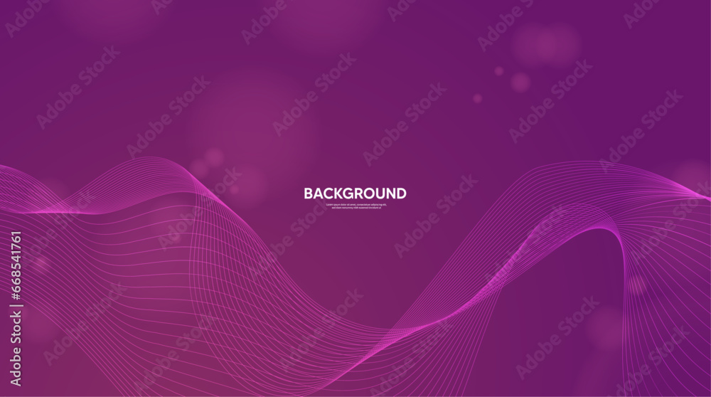 Wall mural abstract pink background, Purple banner