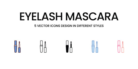 Eyelash Mascara icon. Suitable for Web Page, Mobile App, UI, UX and GUI design.