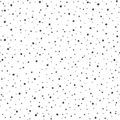 	
Seamless pattern. Shapeless circles and dots of different sizes.