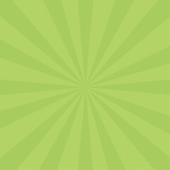 Vector green sunburst background design