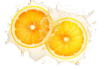 Citrus Squeeze isolated on transparent background, Generative Ai