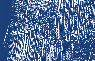 Grunge texture. Distress indigo rough trace. Extra