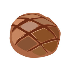 illustration of chocolate cake