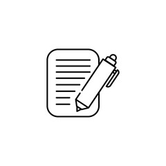 pen and document icon