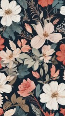 Fototapeta premium floral background