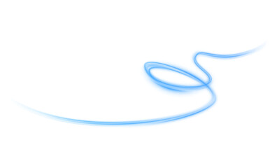 Fototapeta na wymiar Curve Line Vector Art Png, Curve twirl Line Sketch, Swirl Curve Line, Line Sketch, Curve PNG Image and Clipart. Light neon Twirl. Curve light effect of blue line. Holiday line png for advertising.