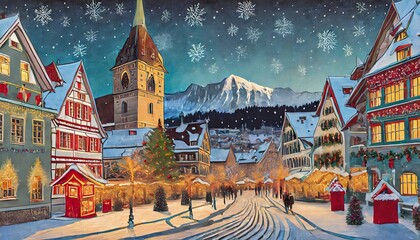 Christmas season in switzerland