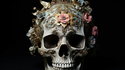 Rococo skull