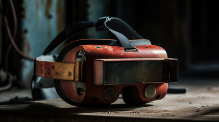 VR headset, retro design