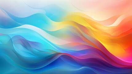 Light colorful wave