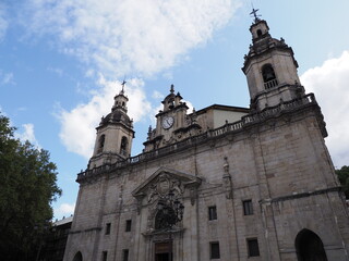 Fototapeta na wymiar San Nicolas de Bari church in Bilbao city at Biscay province in Spain