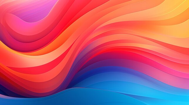 A Mesmerizing Abstract Background with Vibrant Colors - Digital Art, generative AI