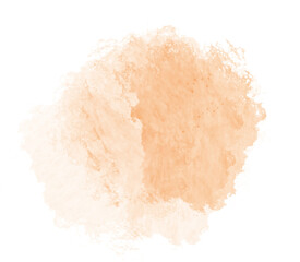 Orange watercolor stain