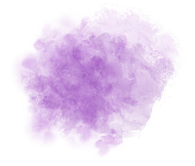 Fototapeta premium Purple watercolor stain