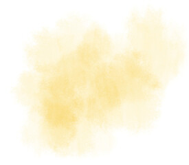 Yellow watercolor stain