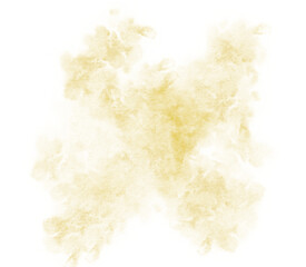 Yellow watercolor stain
