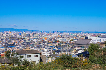 Fototapeta na wymiar 美しい大阪の町並み