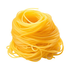 Angel Hair Pasta isolated on transparent background,transparency 