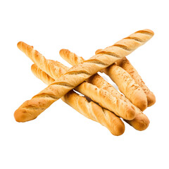bread sticks isolated on transparent background,transparency 