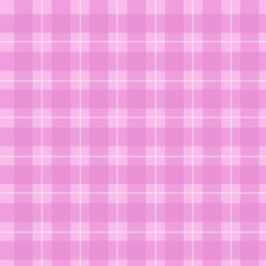 Vector gingham pattern pink background