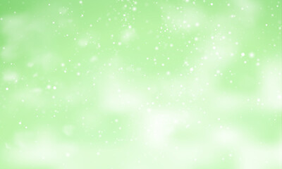 Vector elegant green sparkle bokeh light background design
