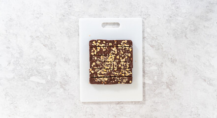 Chocolate hazelnut fudge