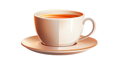 illustration of coffee cup on the transparent background