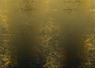 Golden Abstract  decorative paper texture  background  for  artwork  - Illustration