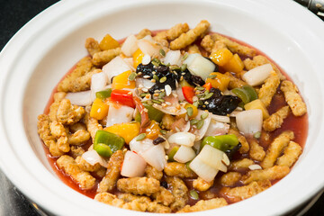 sweet and sour pork, 糖水肉
