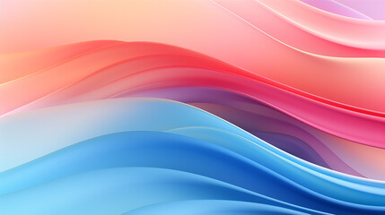 Dynamic flowing wallpaper with orange and blue color waves. high definition backgrounds.