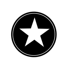award star icon with flat design