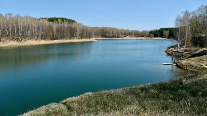Spring Lake Klyuchik or Doskinsoe Saint in the Pavlovsky district of the Nizhny Novgorod region