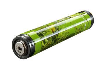 broken Battery symbol isolated on transparent PNG background. Ai generative.	
