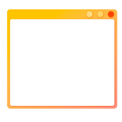 Cute orange floating ui box ,orange text box
