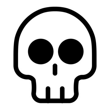skull and crossbones day of the dead icon illustration