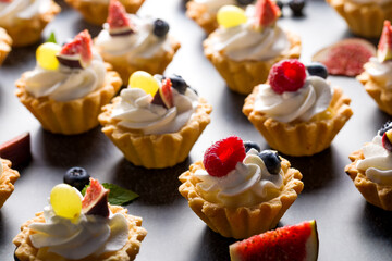 Shortbread fruit basket