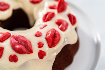 Red velvet bundt cake