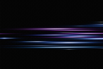 Speed ​​effect in the background. Motion light effect for banners.Different lines of light.