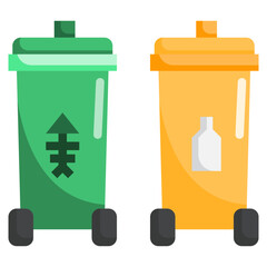 Recycling_Waste Sorting filled outline icon,linear,outline,graphic,illustration