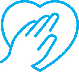 Obraz premium Charity Social Organization Logo