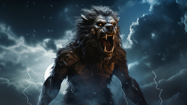 Of a Werewolf Dogma Creature standing