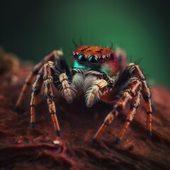 close up Mini spider