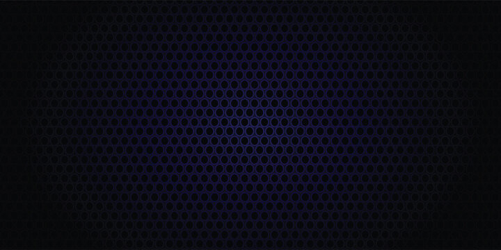 hexagon background dark blue pattern gradient. Seamless background. Abstract honeycomb background in gray color. Vector abstract background hexagon