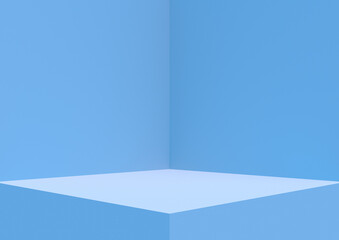abstract blue background.3D illustration