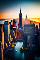 Newyork city skyline 