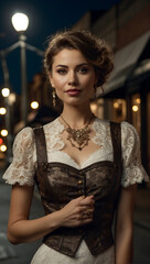 portrait of a woman in dress